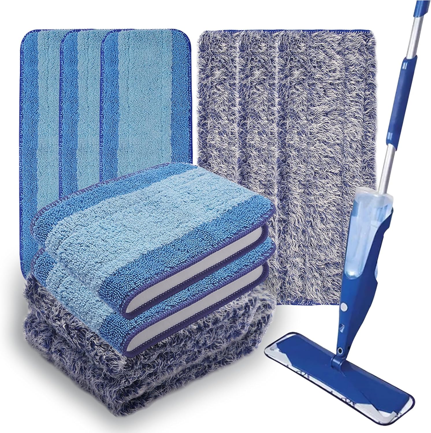 Fertilfy 6 Pack Mop Pads for Bona Mop Washable Reusable
