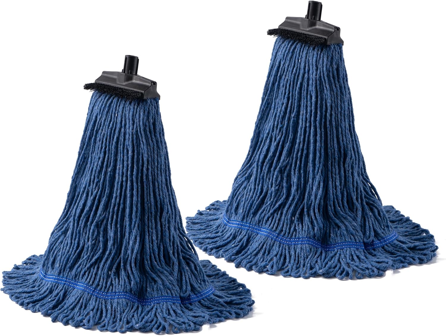 Matthew Heavy Duty Mop Head Replacement - Blue Pack of 2