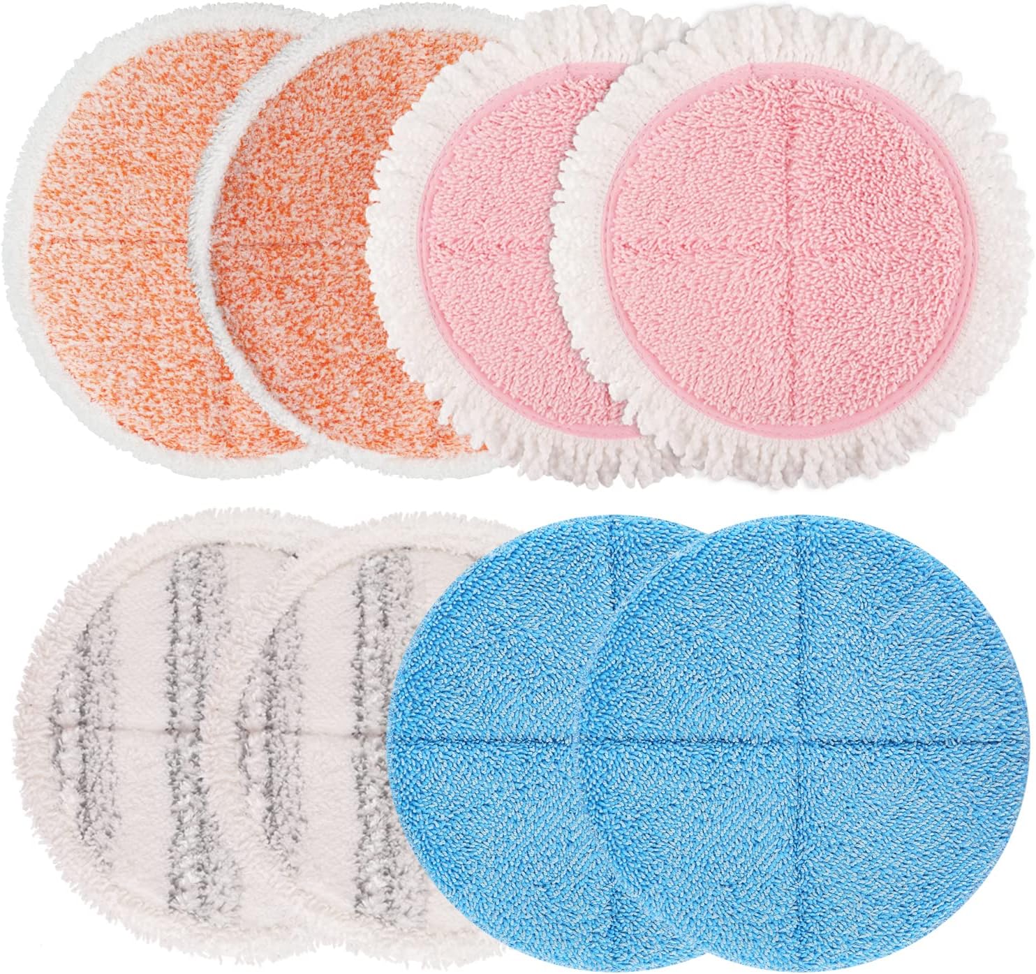 GreeSuit Electric Mop Pads 8 Pack 728in Round Replacement