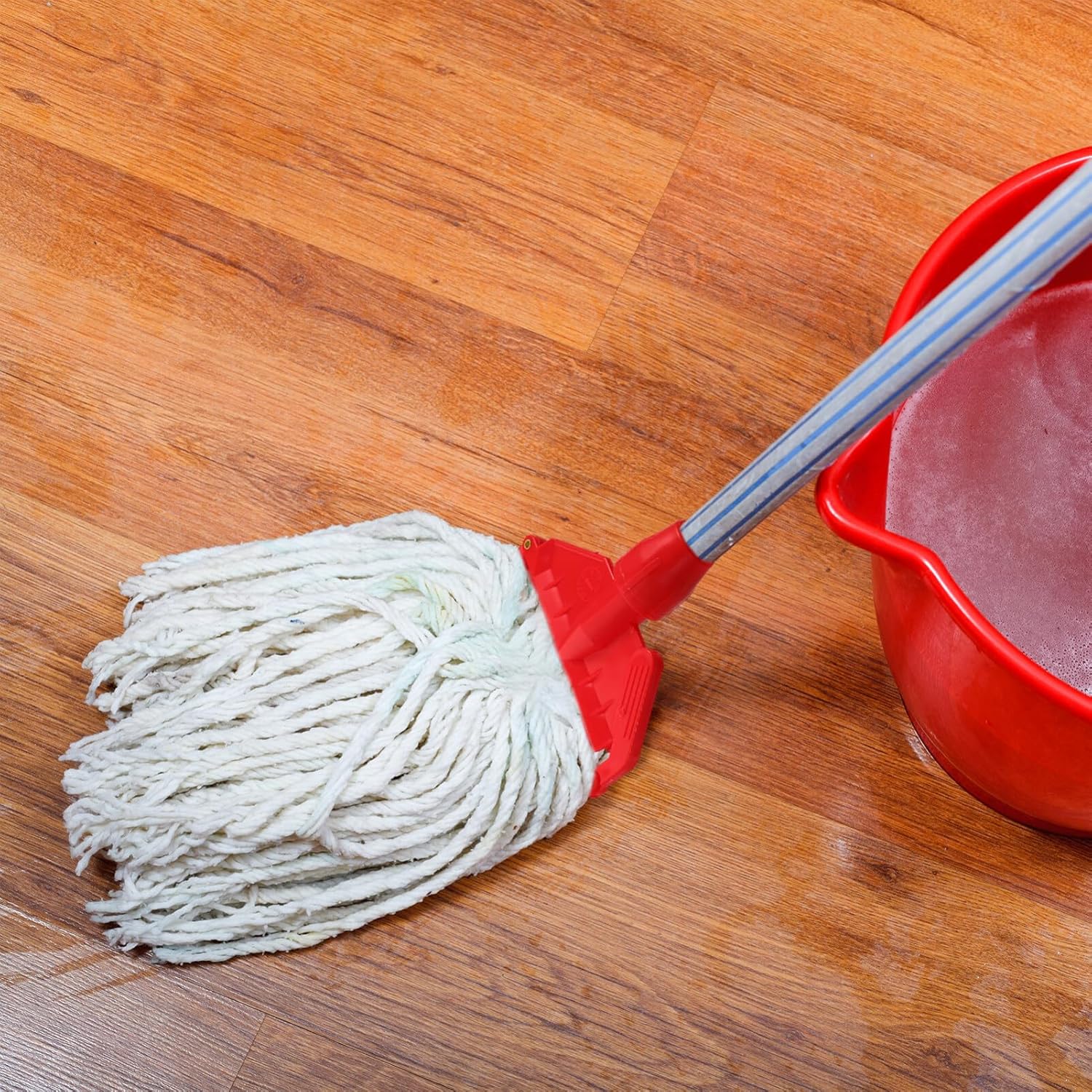 Ipetboom Mop Head Clamp Holder Red