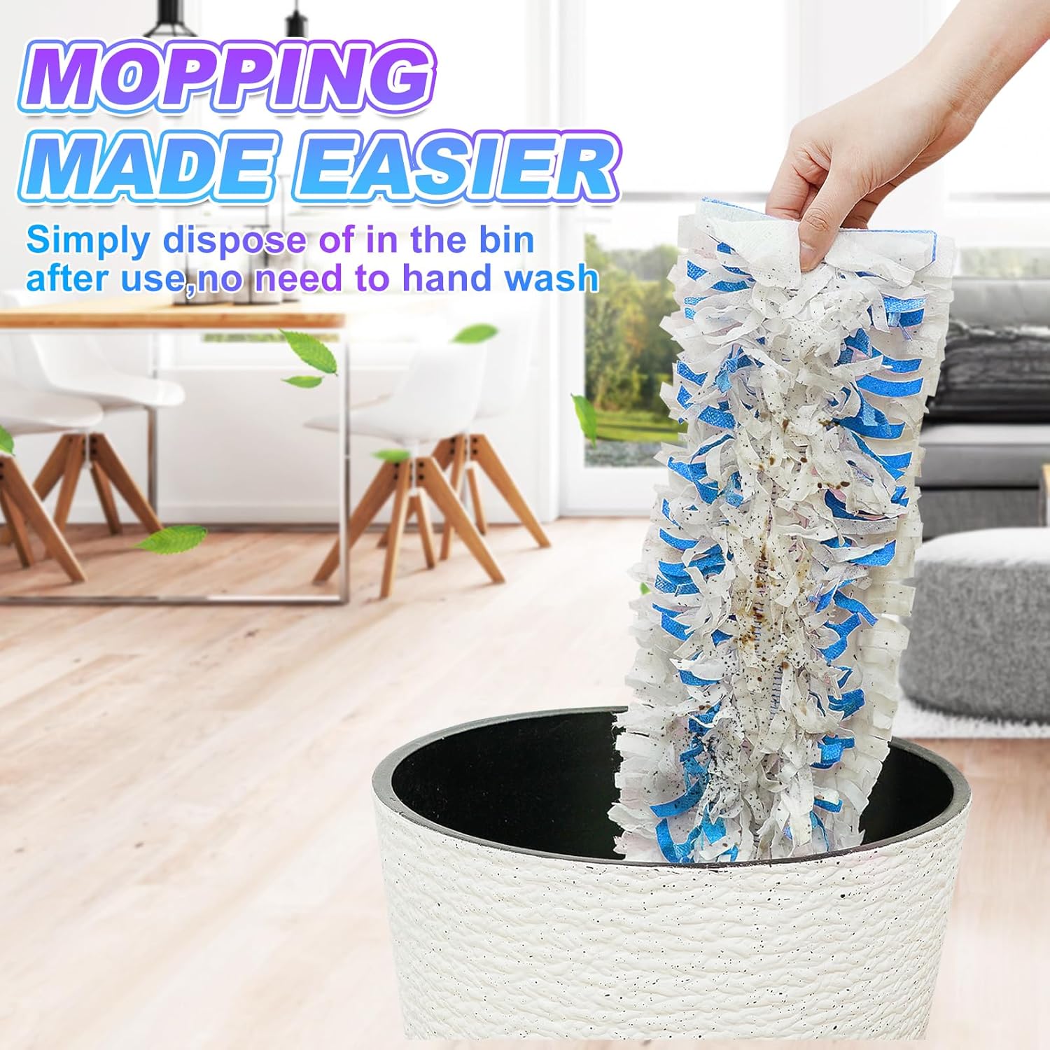 YagoDago Power Mop Refills 5-Pack for Wood Multi-Surface Cleaning