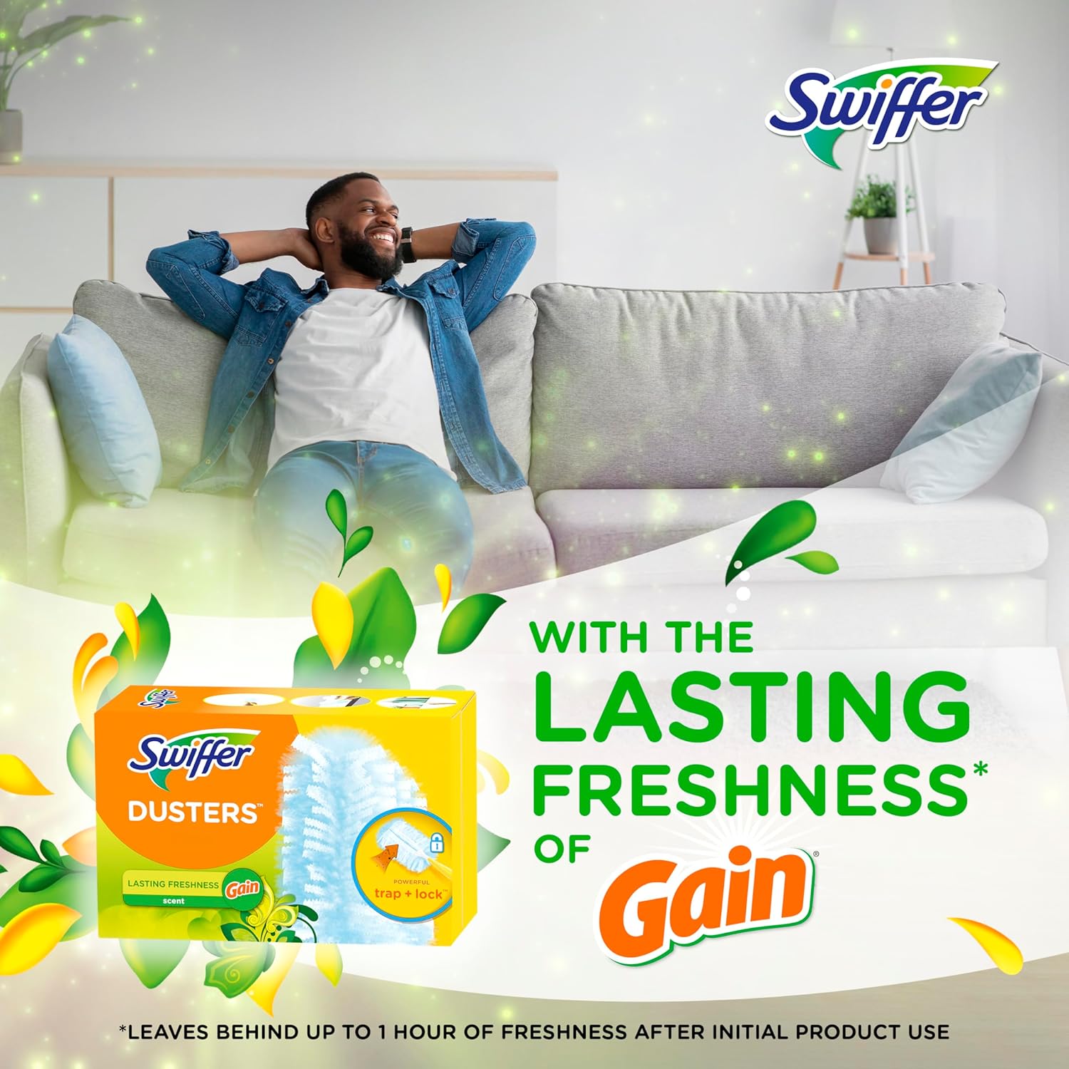 Swiffer Dusters Multi-Surface Refills Gain Scent 18 Count Pack of 4