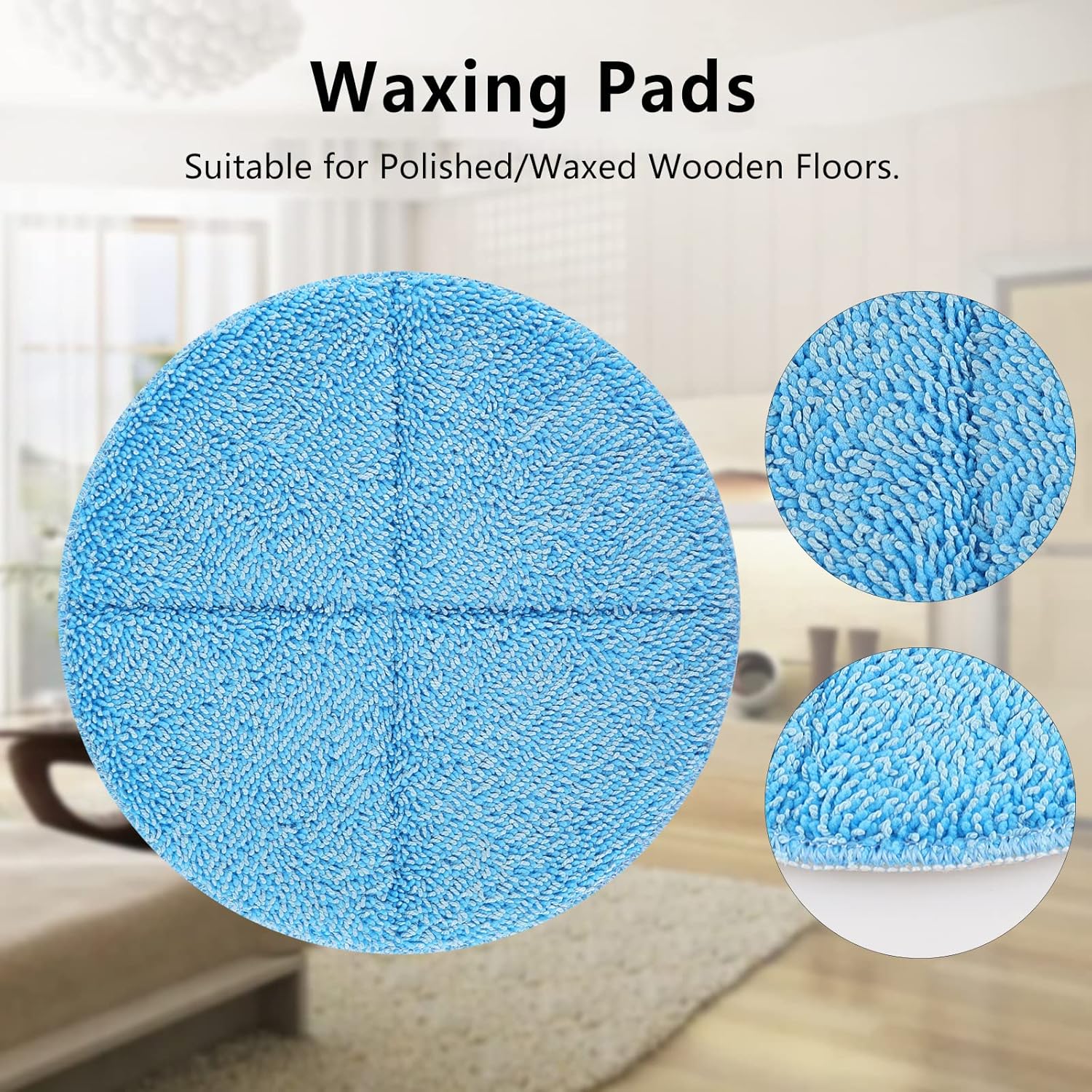 GreeSuit Electric Mop Pads 8 Pack 728in Round Replacement
