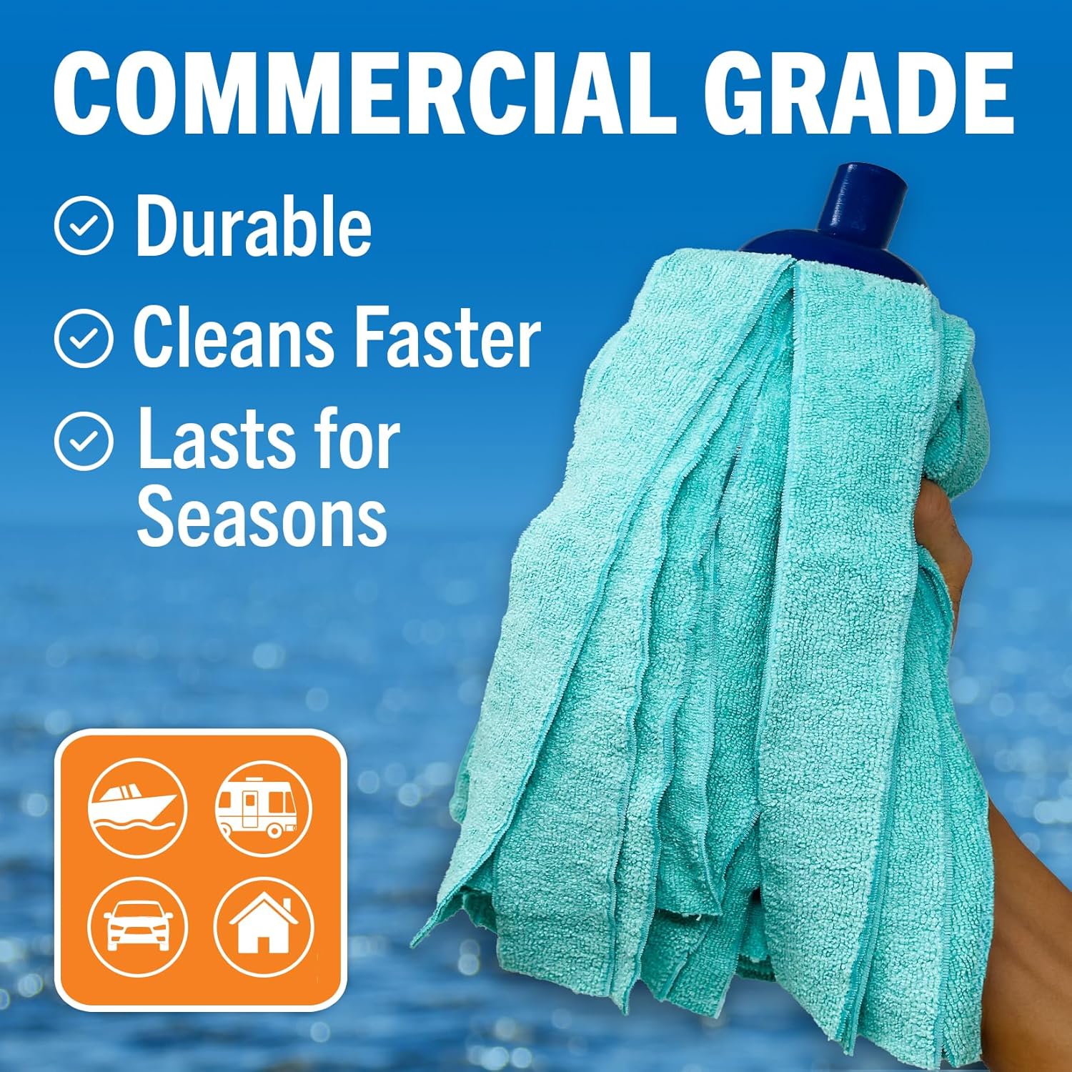 Better Boat Screw On Microfiber Mop Head Replacement 1