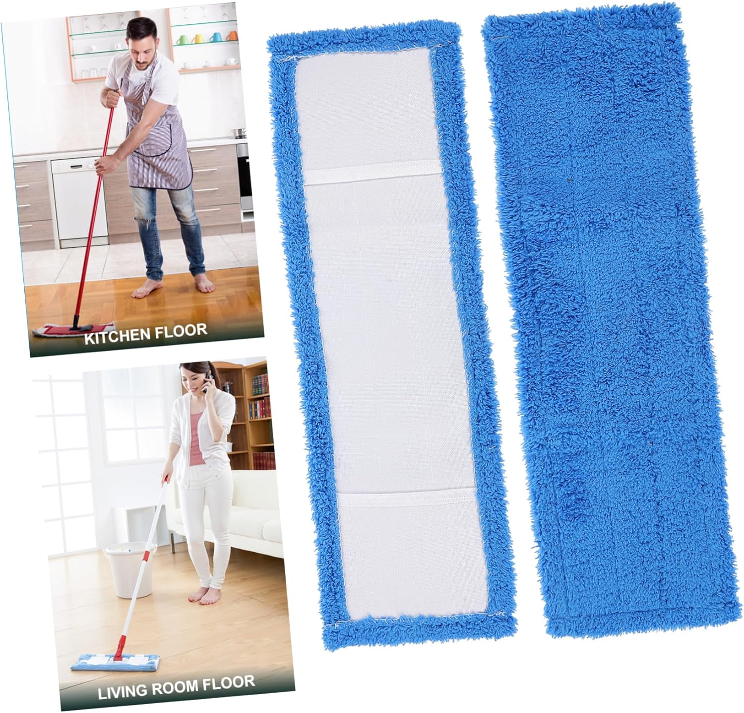 Ipetboom Dust Mop Pad Replacement Refill for Wet Dry Cleaning