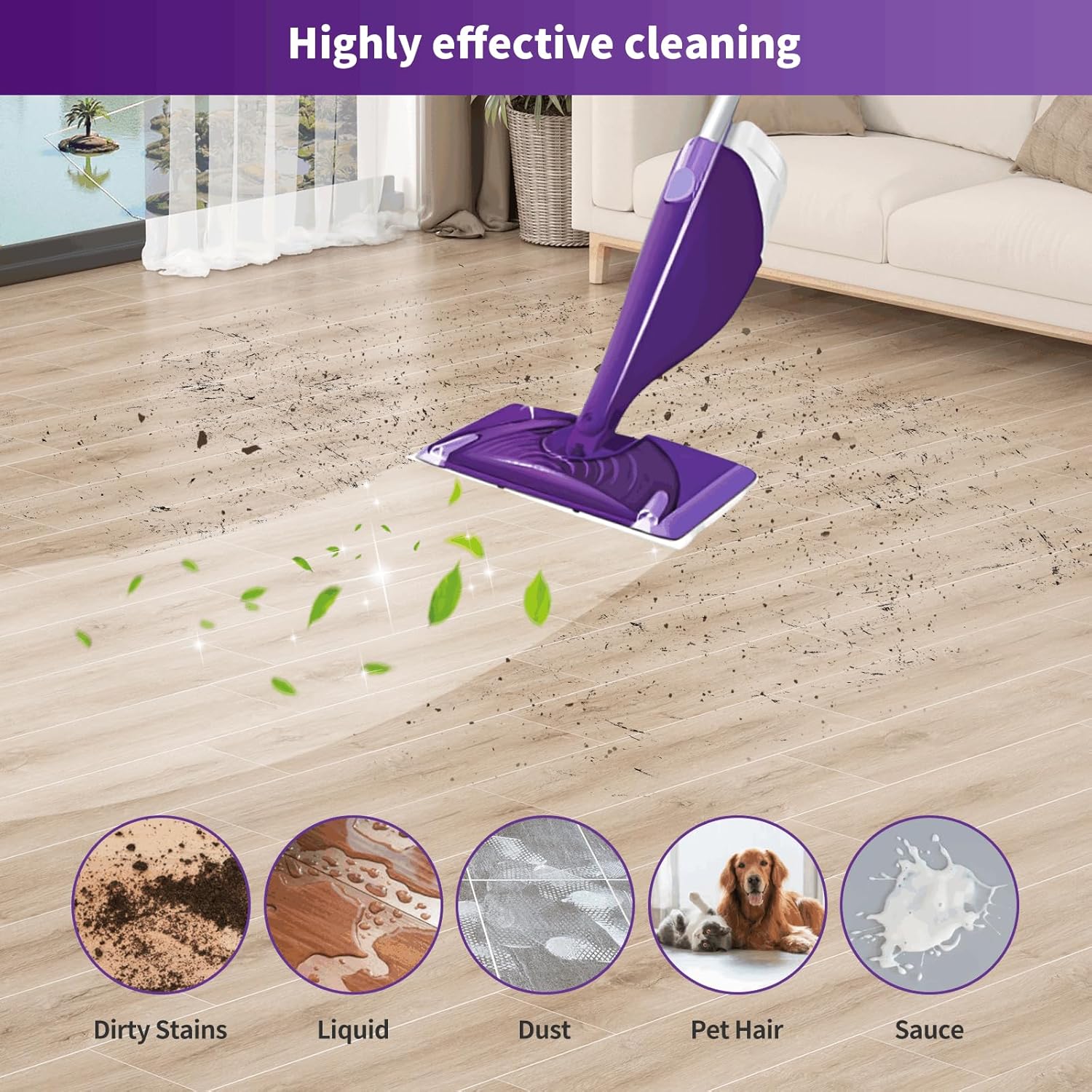 Fepoch 55 Count Swiffer WetJet Pads Refills