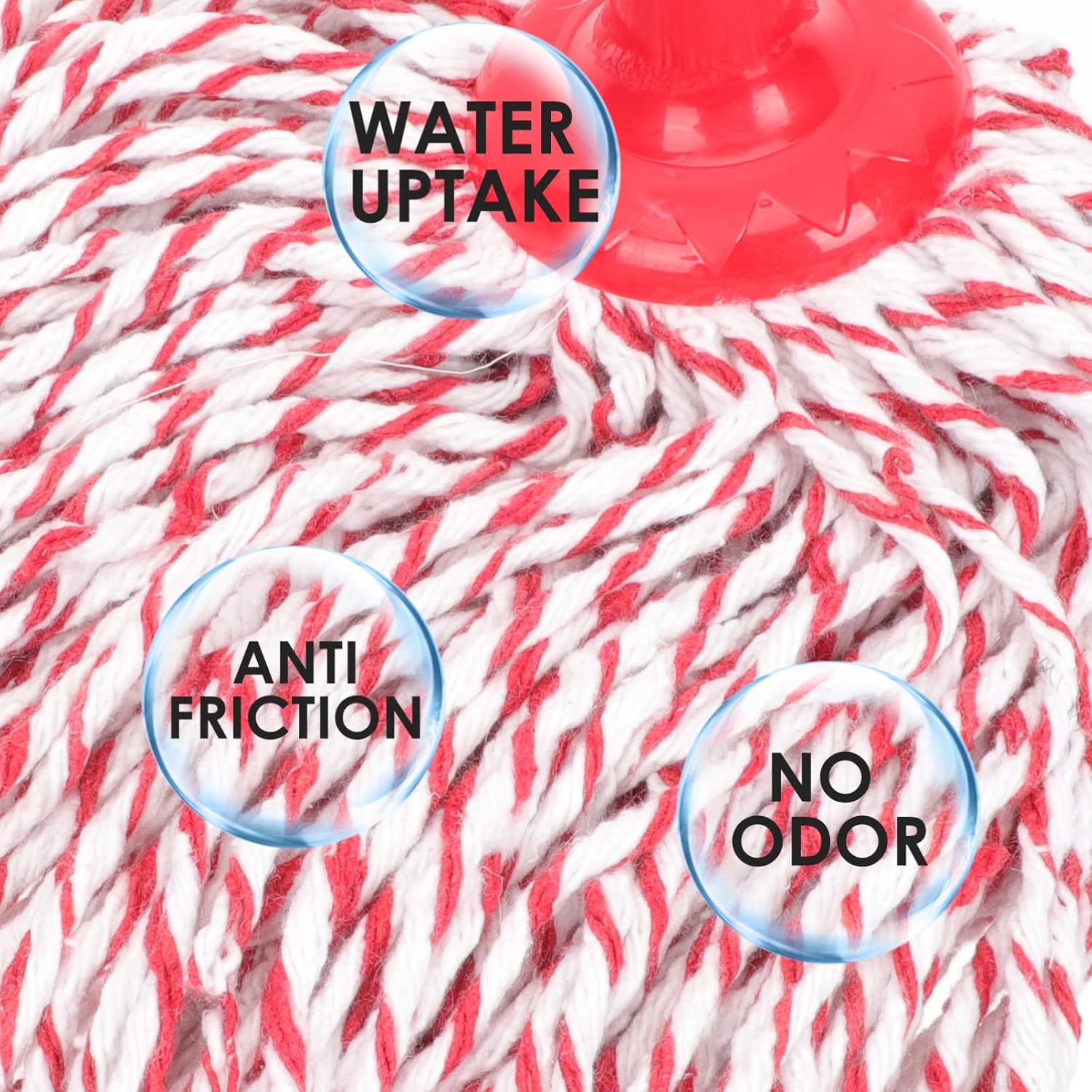 Ipetboom Heavy Duty Mop Head Refill