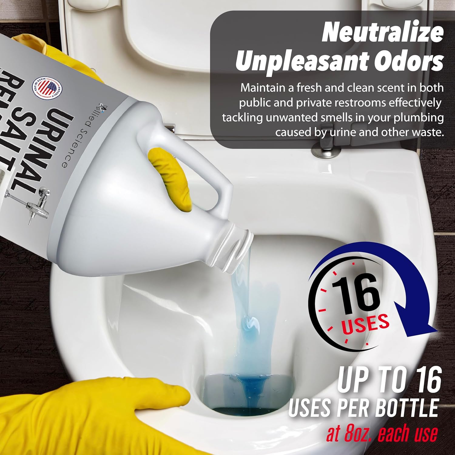 Allied Science Urinal Salt Remover 4 Gallons