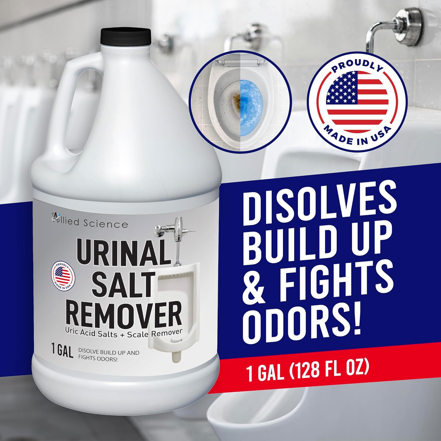 Allied Science Urinal Salt Remover 4 Gallons