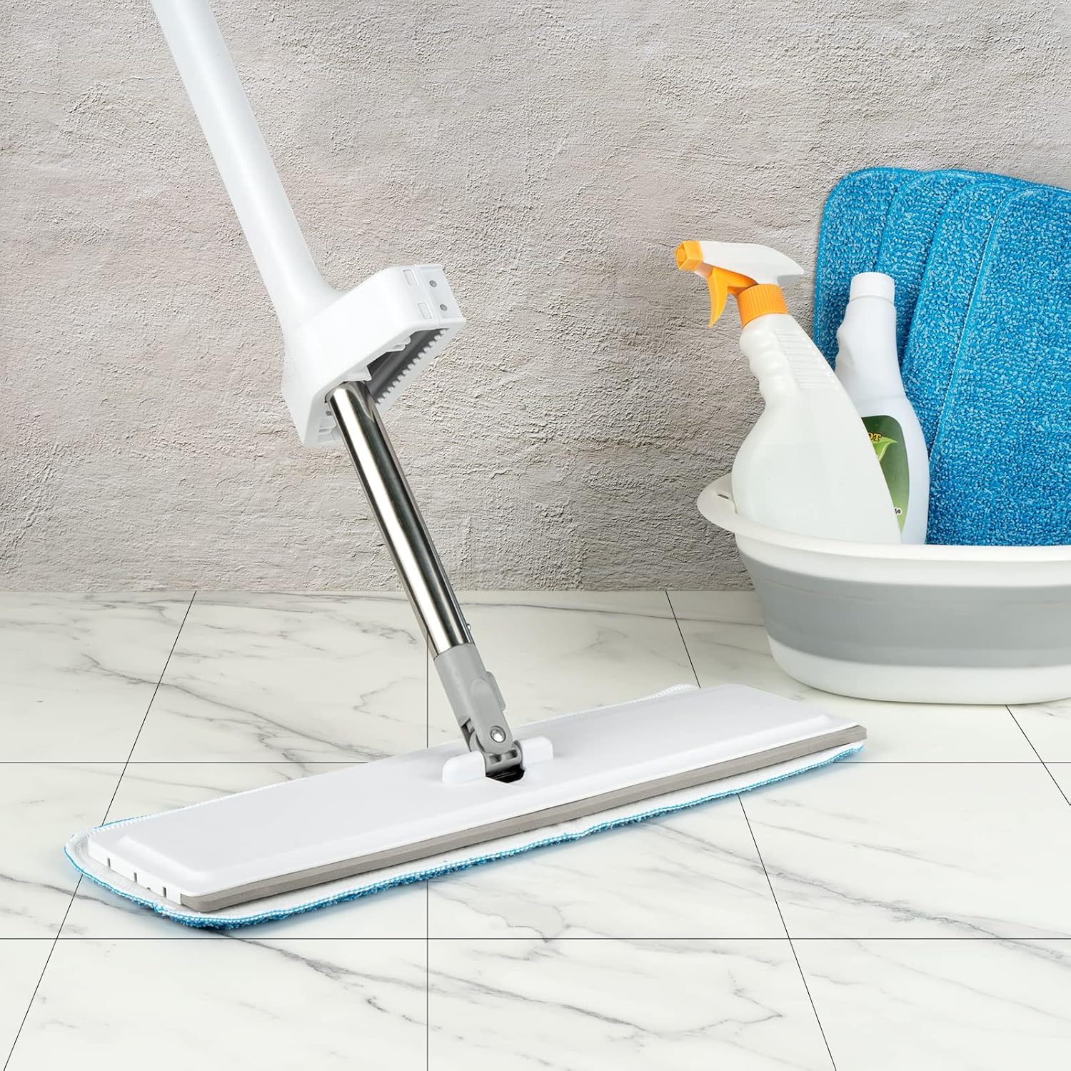Microfiber Mop Pads 185 x 63 Inch Reusable Washable