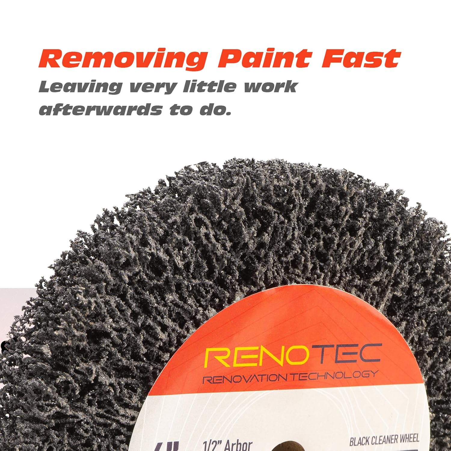 RENOTEC 6x1x1 Inch Black Rust Remover Cleaner