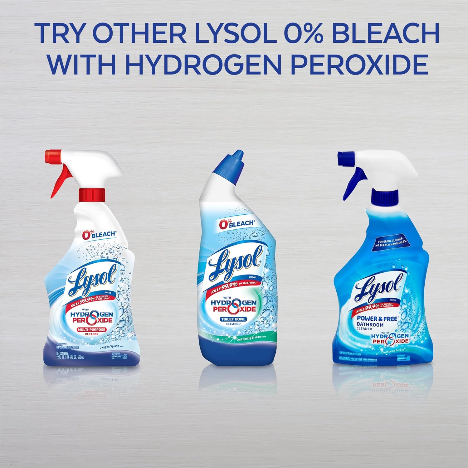 Lysol Bleach Free Toilet Bowl Cleaner 24 oz Pack of 4 1