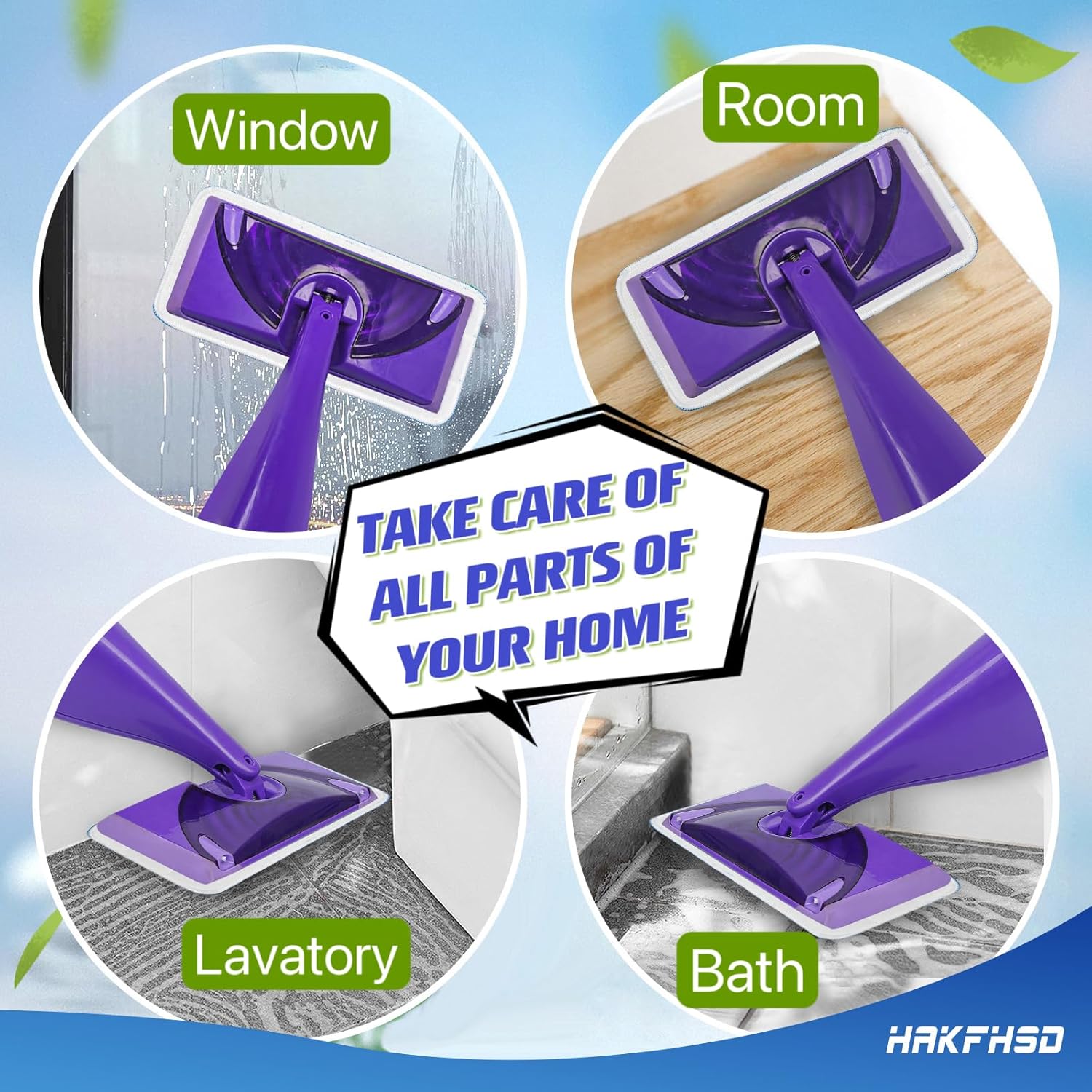 4 Pack Reusable Swiffer WetJet Mop Pads