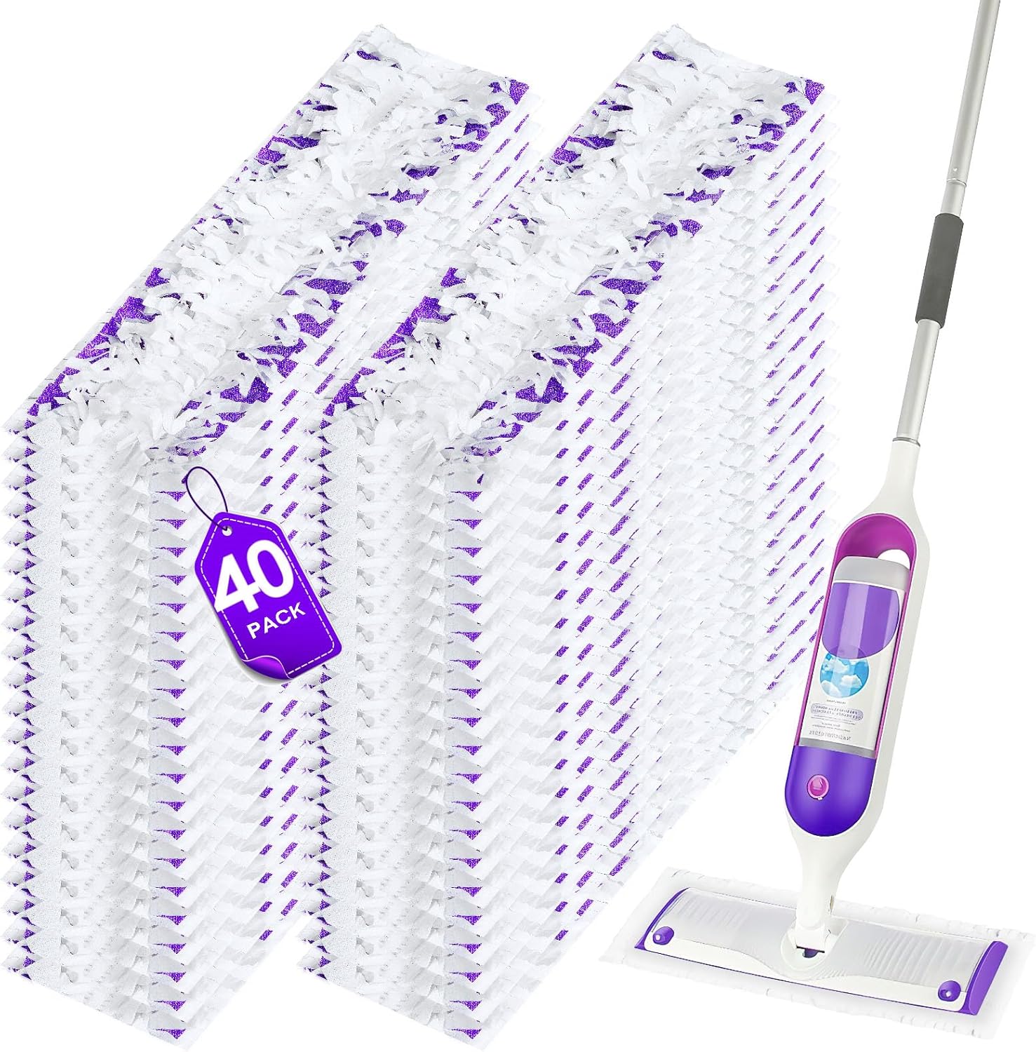 KLEANMAX 40 Count Power Mop Pad Refills