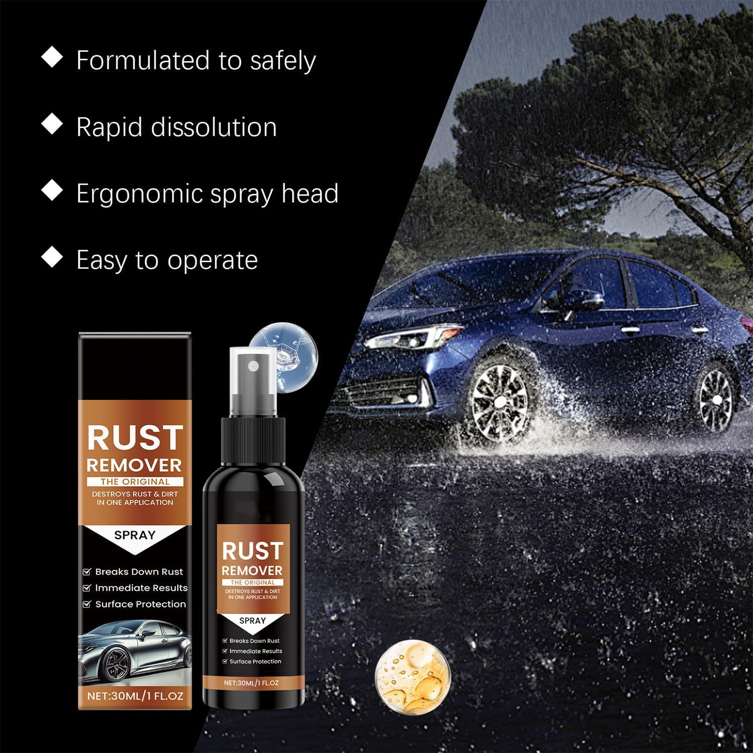 Nexa Rust Remover Spray 30ML - Fast Acting Safe Universal Use