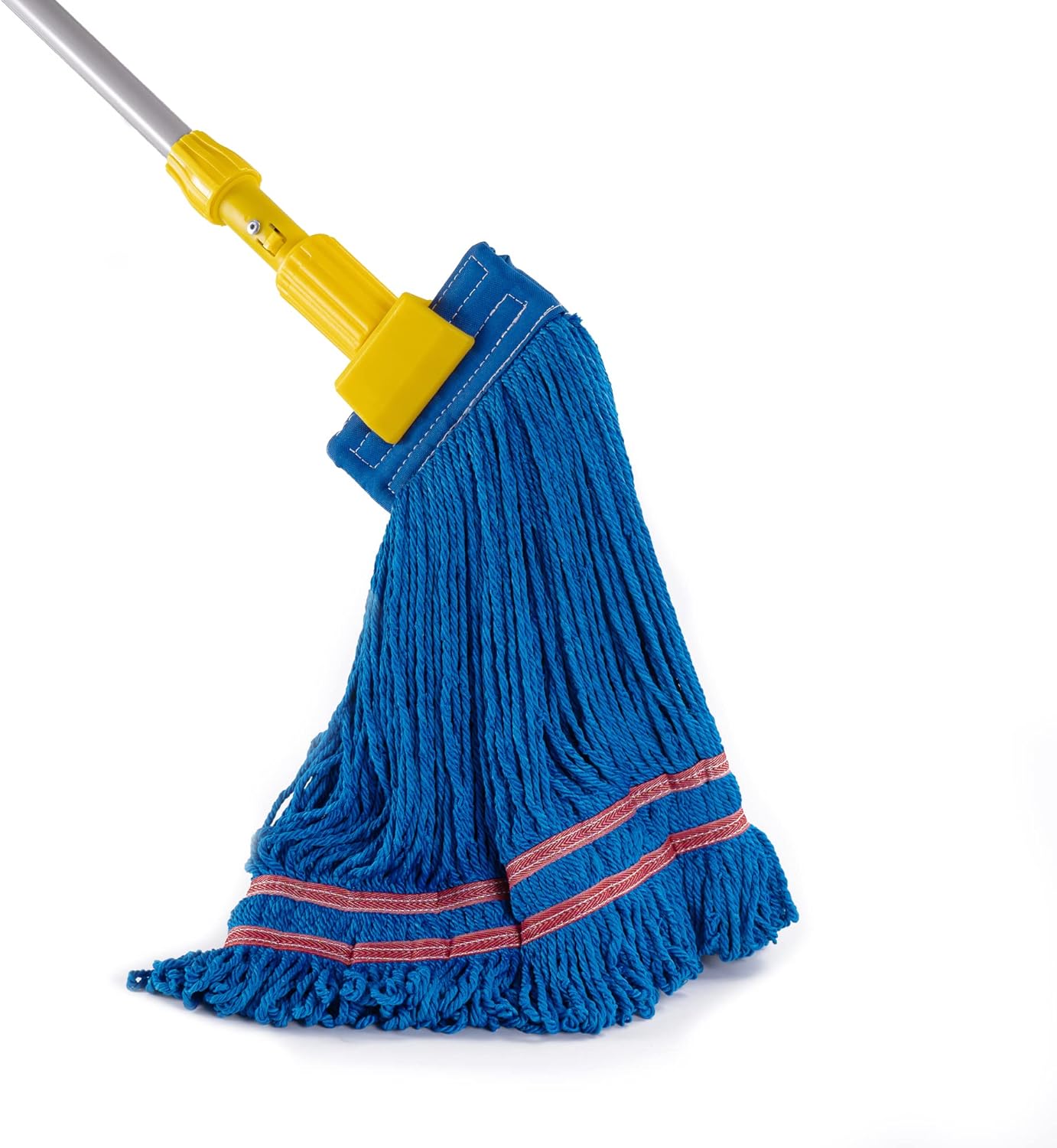Matthew Cleaning Microfiber String Mop Head Replacement - 3 Pack Blue