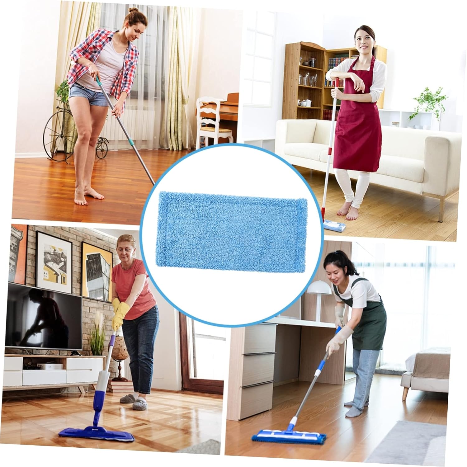 Microfiber Mop Head for Heavy Duty Cleaning