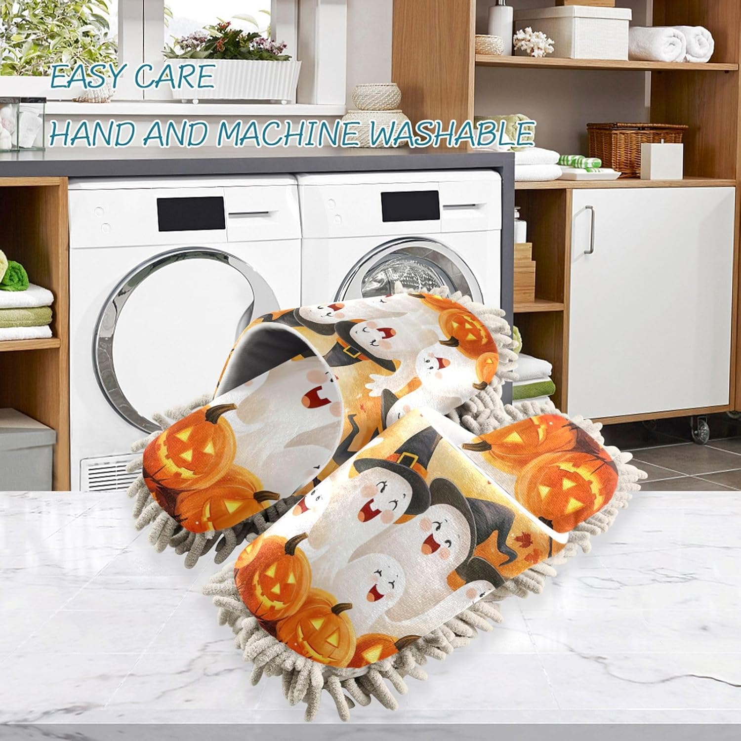 Microfiber Cleaning Slippers for House Floor Use