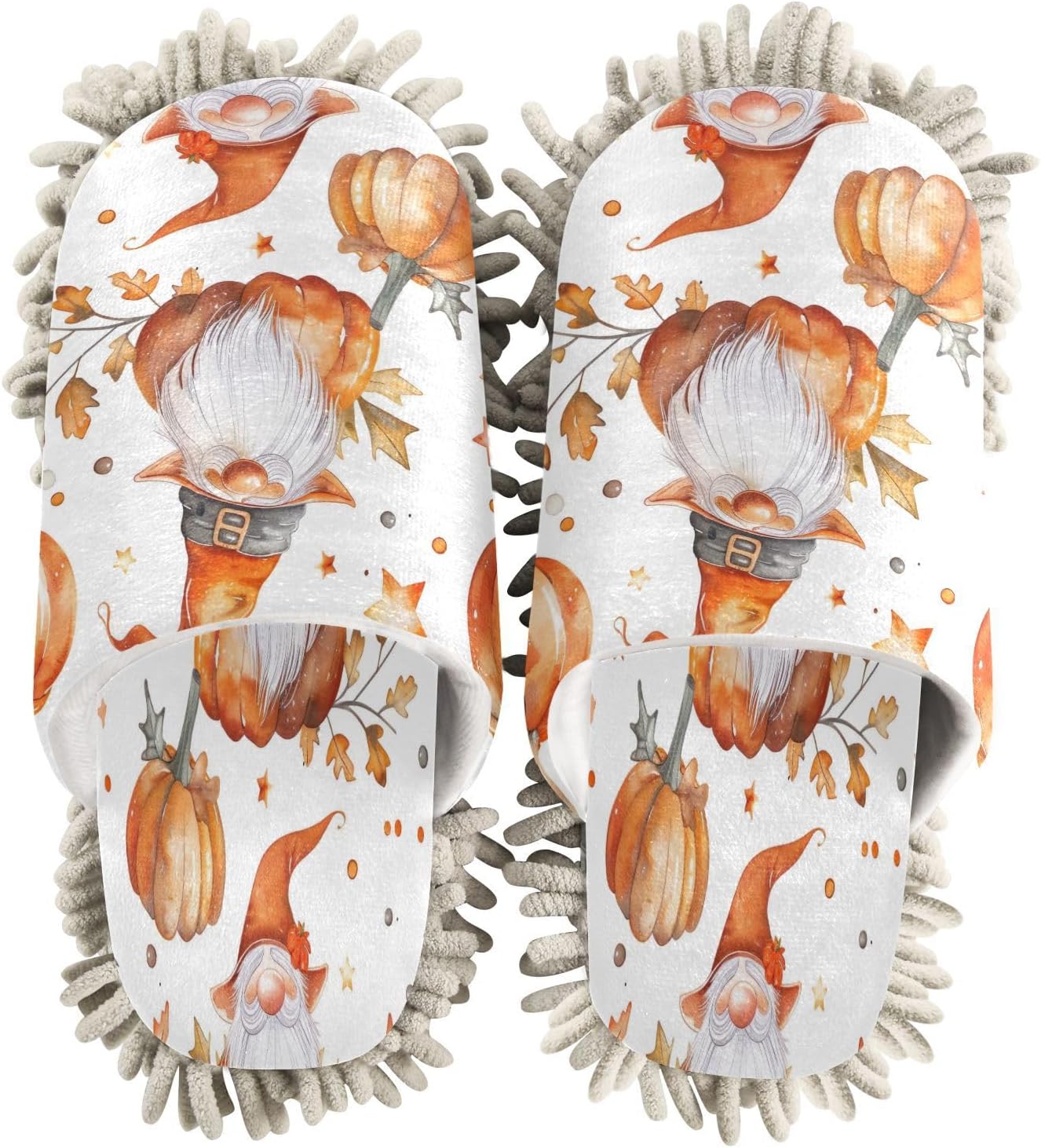 Zhirexin Thanksgiving Cleaning Mop Slippers