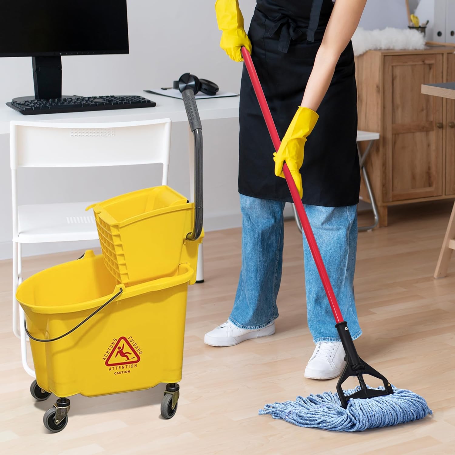 Luke Supply Matthew Mop Head Replacement Set of 24