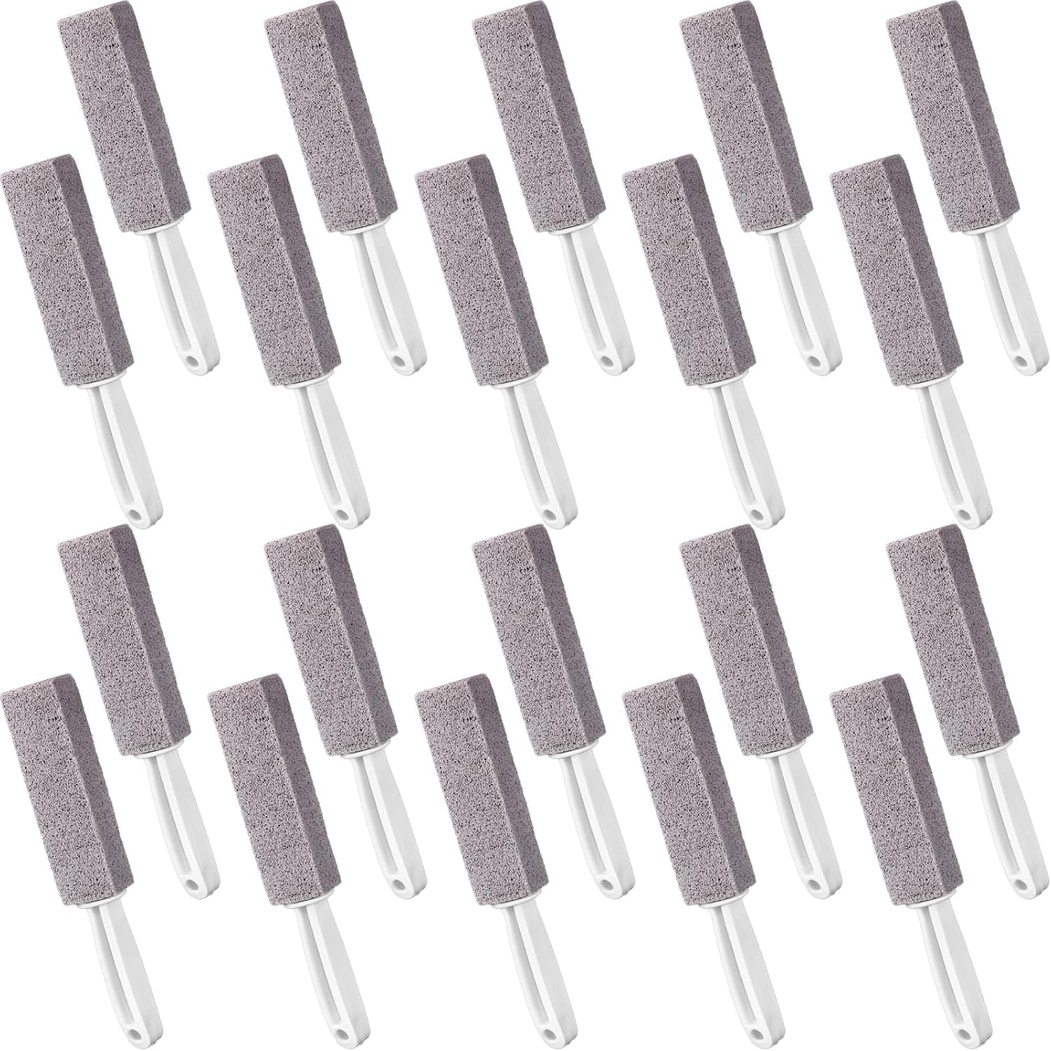 20 Pack Pumice Stones with Handle for Toilet and Bath