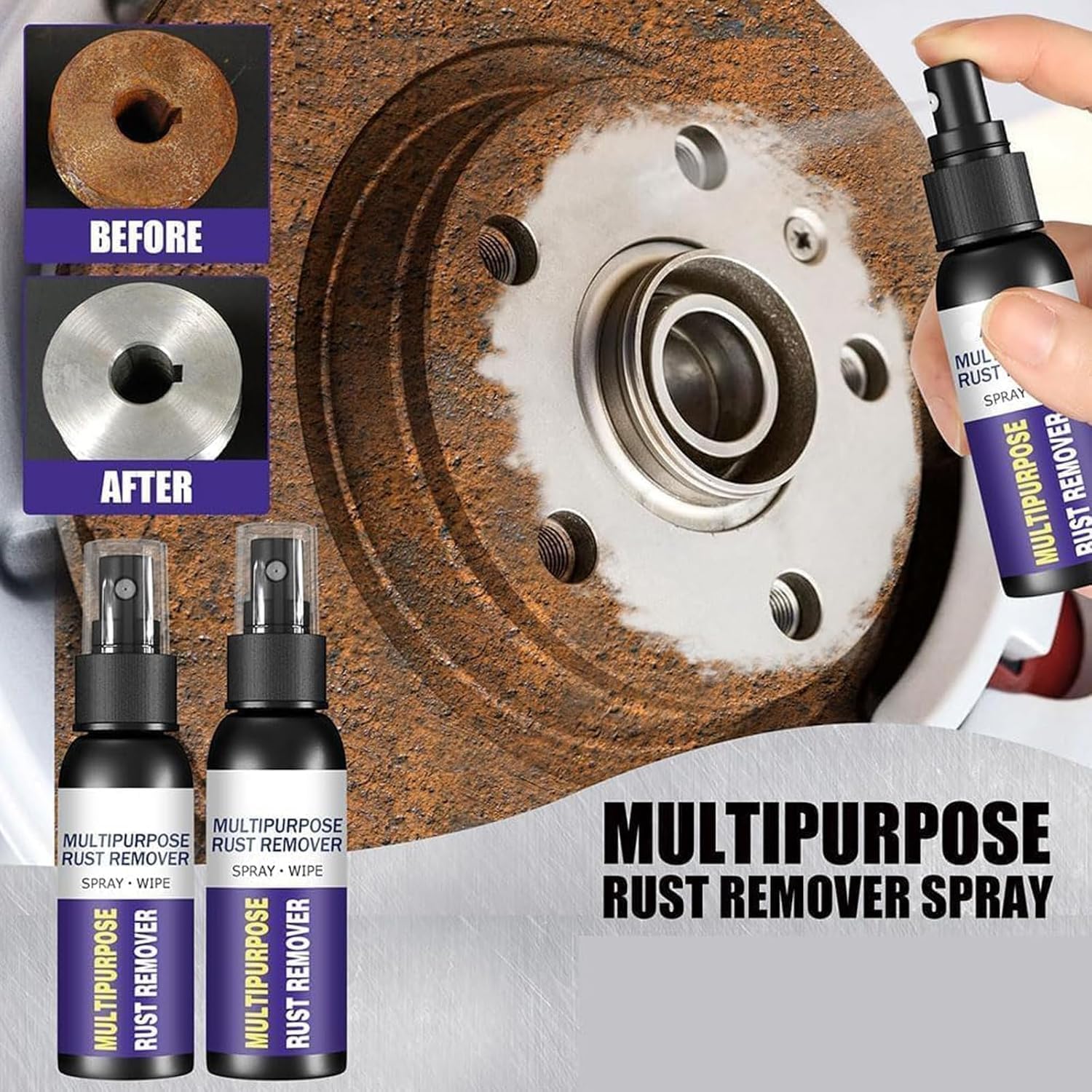 Powerful Rust Remover Spray for Metal Surfaces