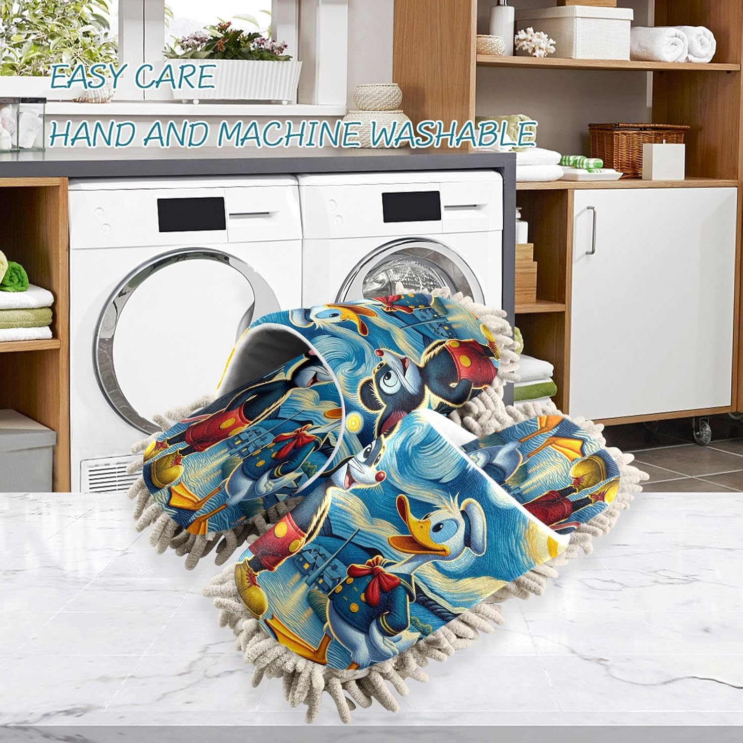 Zhirexin Starry Night Kitchen Cleaning Slippers