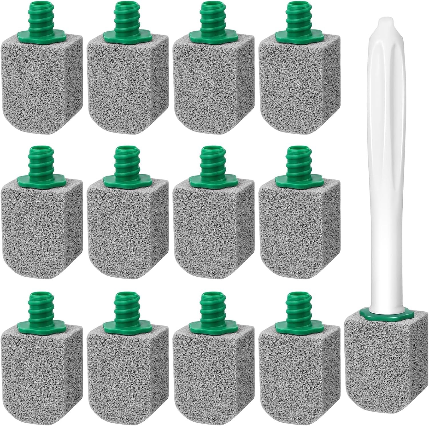 12 PCS Pumice Stone Long Handle Toilet Cleaner Set