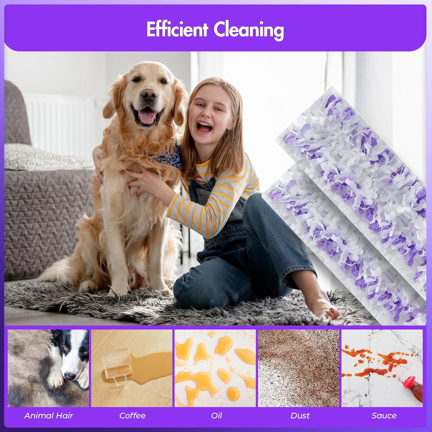 30 Pack Swiffer PowerMop Refill Pads for Multi-Surface Cleaning