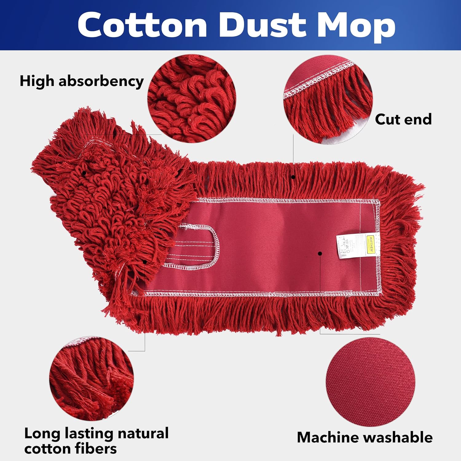 L Luke Supply Matthew 24 Dust Mop Refill 3 Pack