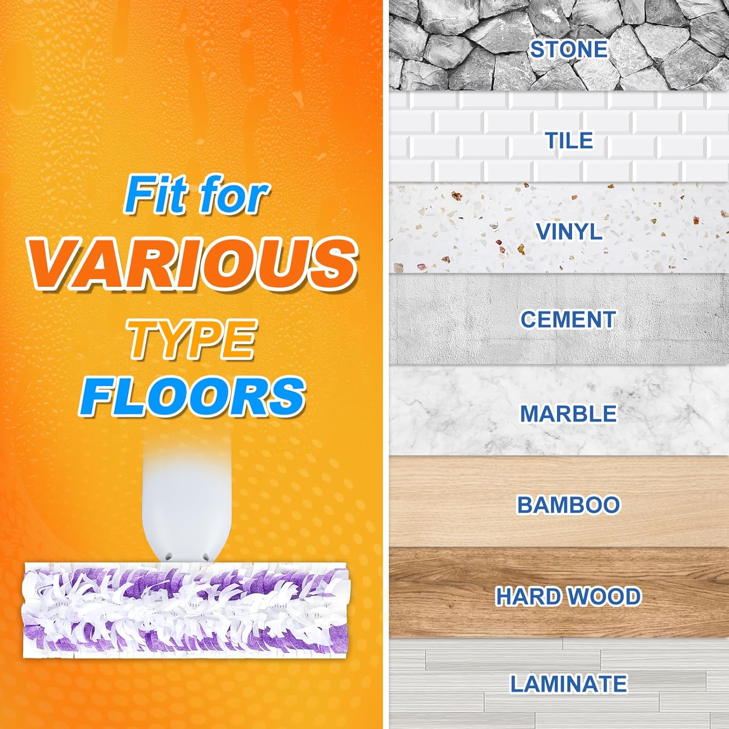 30-Pack Disposable Mopping Pads for S P Mop
