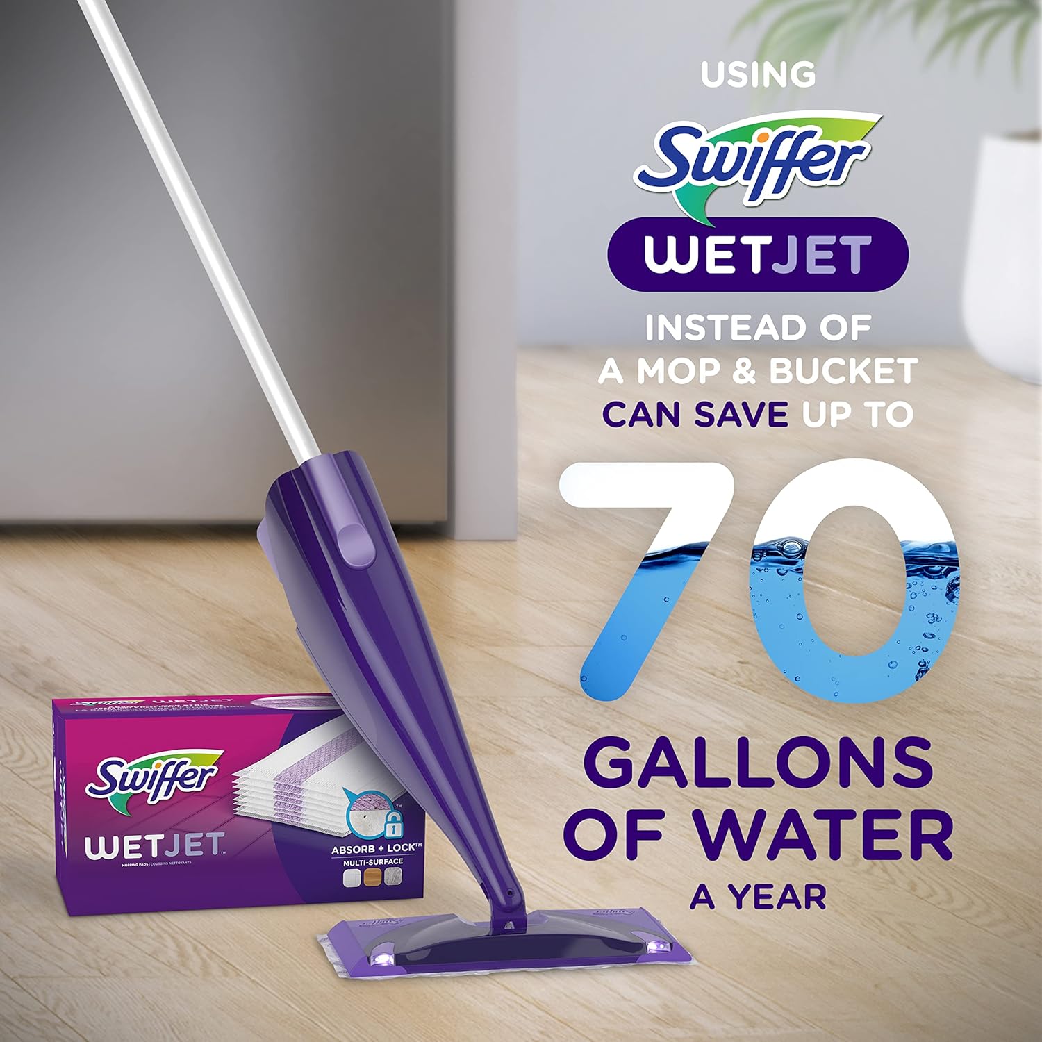 Swiffer WetJet Hardwood Floor Cleaner Refill 15 Count