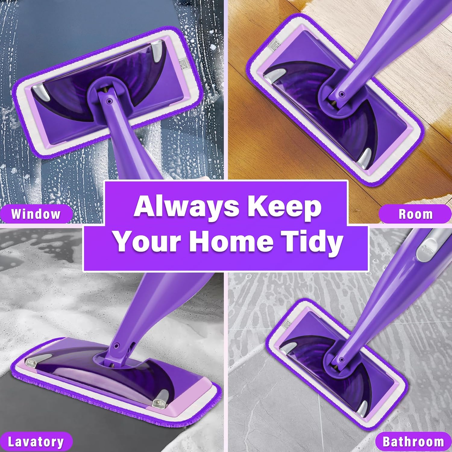 21 Pack Reusable Mop Pads for Swiffer WetJet 1