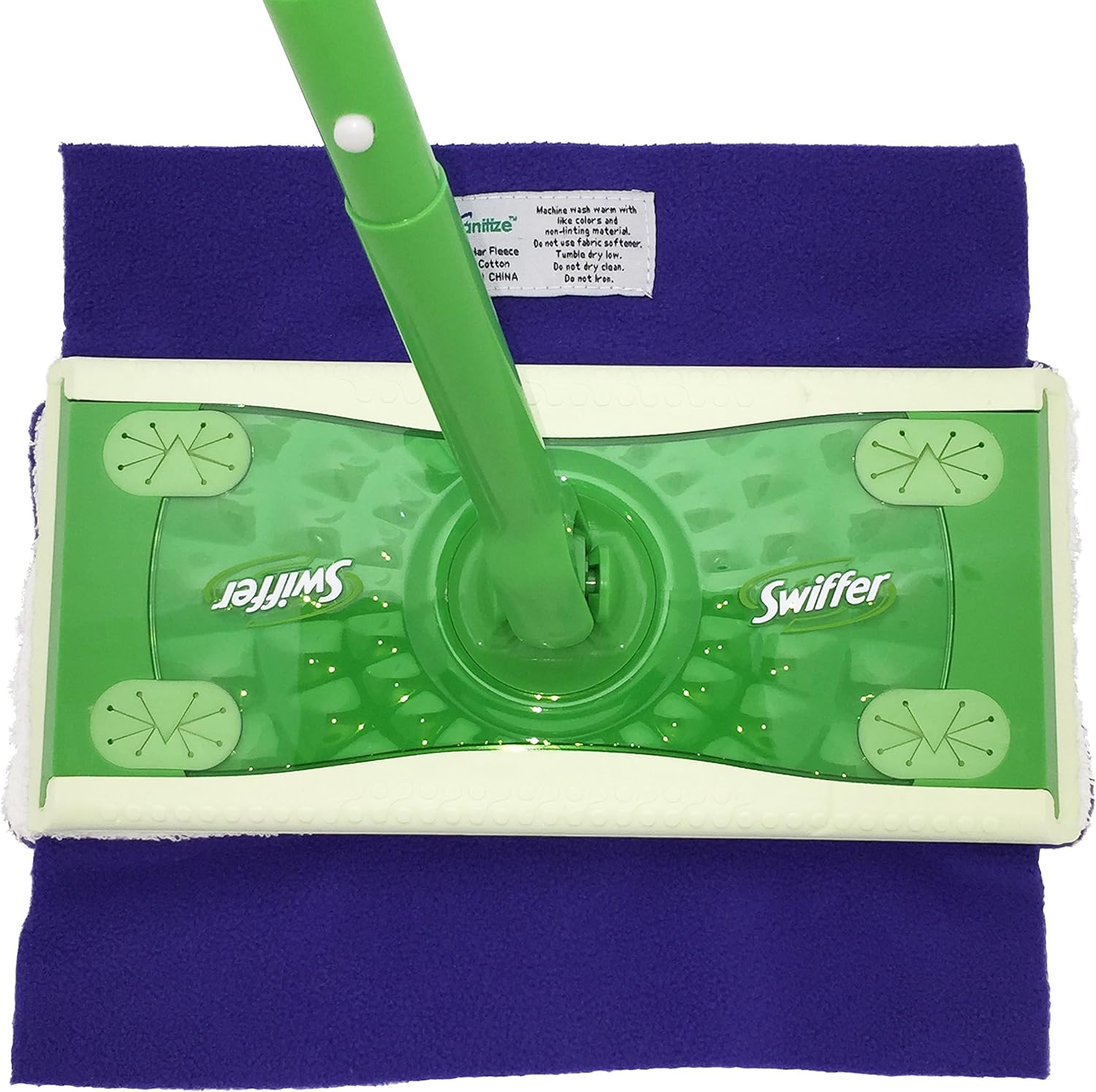 Xanitize Wet Mop Pads 4-Pack - 2 Sided Fleece Terry Cloth
