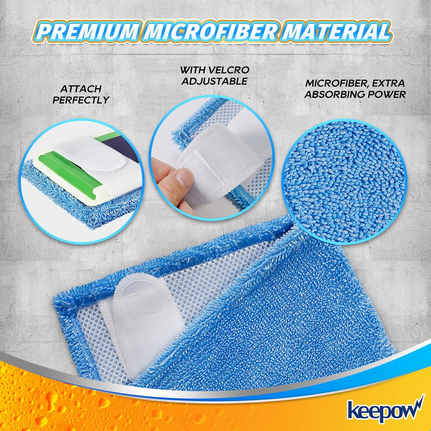 KEEPOW XL Dry Sweeping Cloths for Swiffer Sweeper