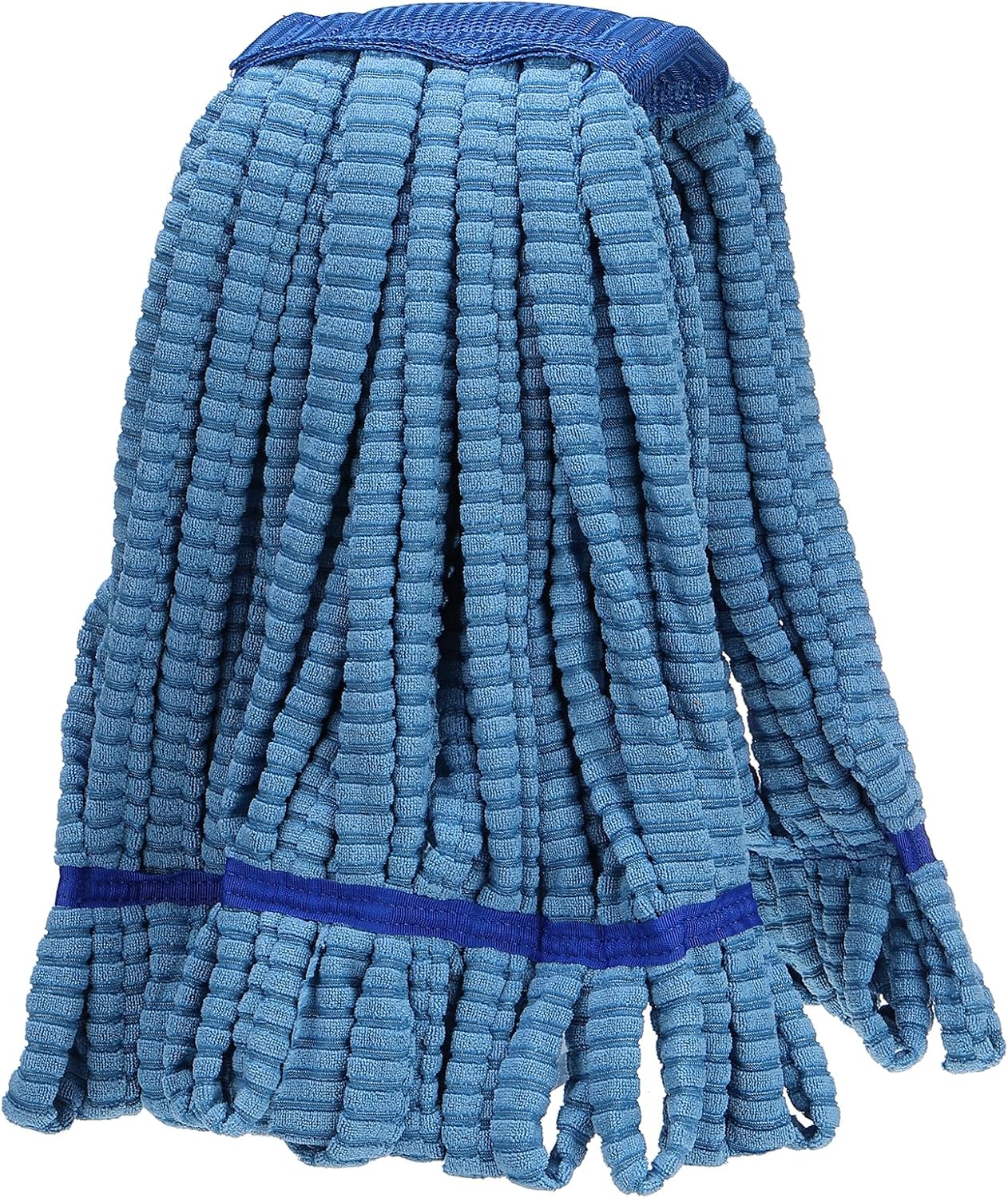 MECCANIXITY Commercial Mop Head Replacement - 10 Oz 335 Inch Microfiber Blue