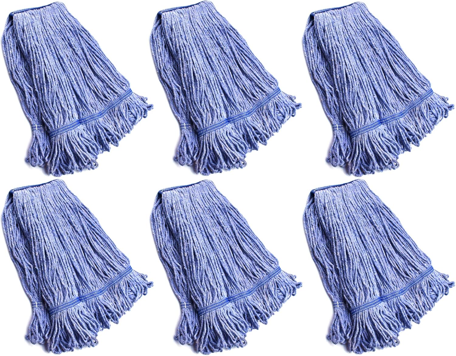 NIUBEE Heavy Duty Commercial Mop Head Refills 6 Large