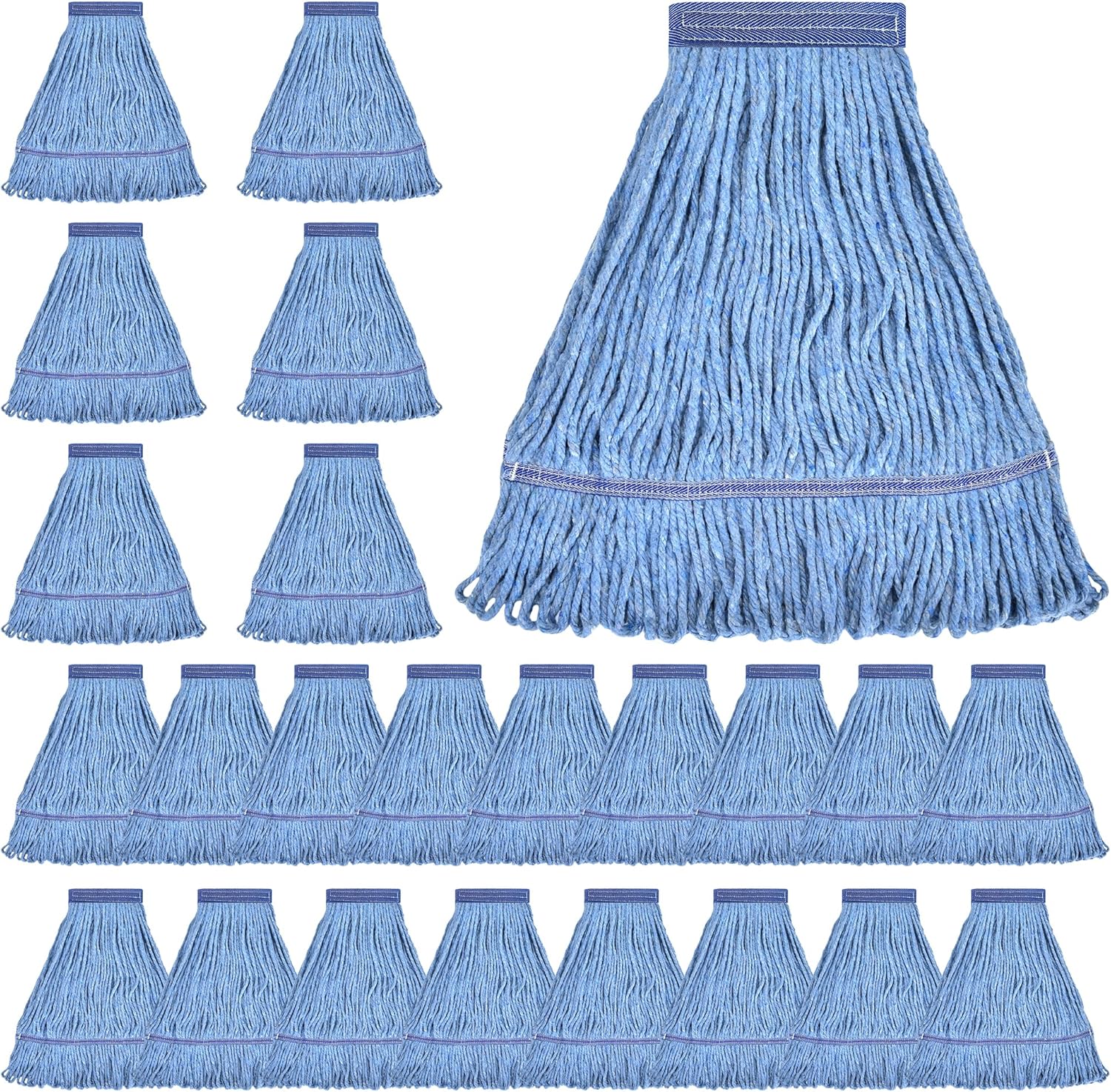 Luke Supply Matthew Mop Head Replacement Set of 24