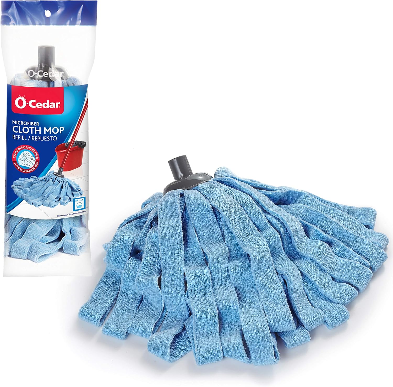 O-Cedar Microfiber Cloth Mop Refill Pack of 2 1