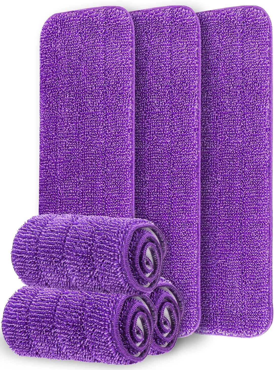 6-Pack Purple Reusable Swiffer Mop Pads