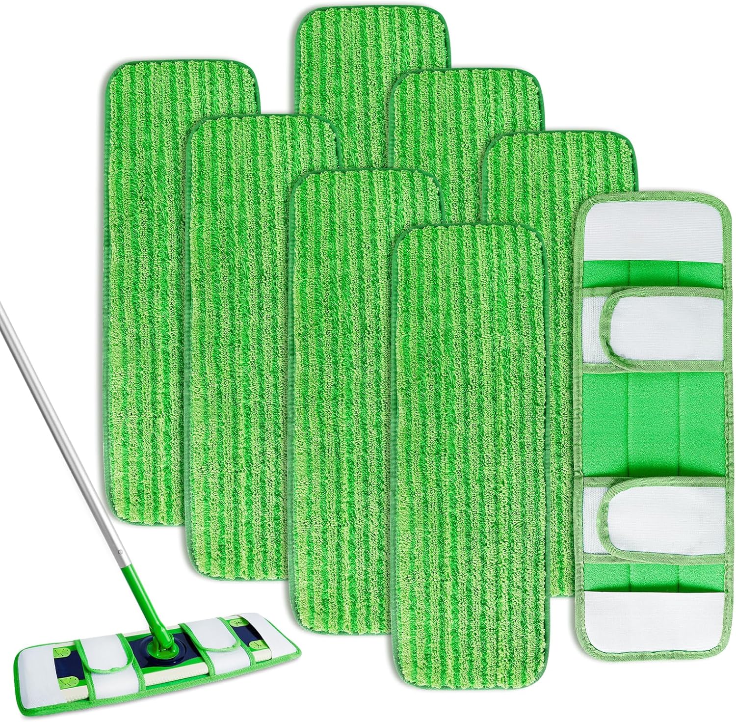 KEEPOW Extra Large Swiffer XL Dry Pads Refills 8 Pack