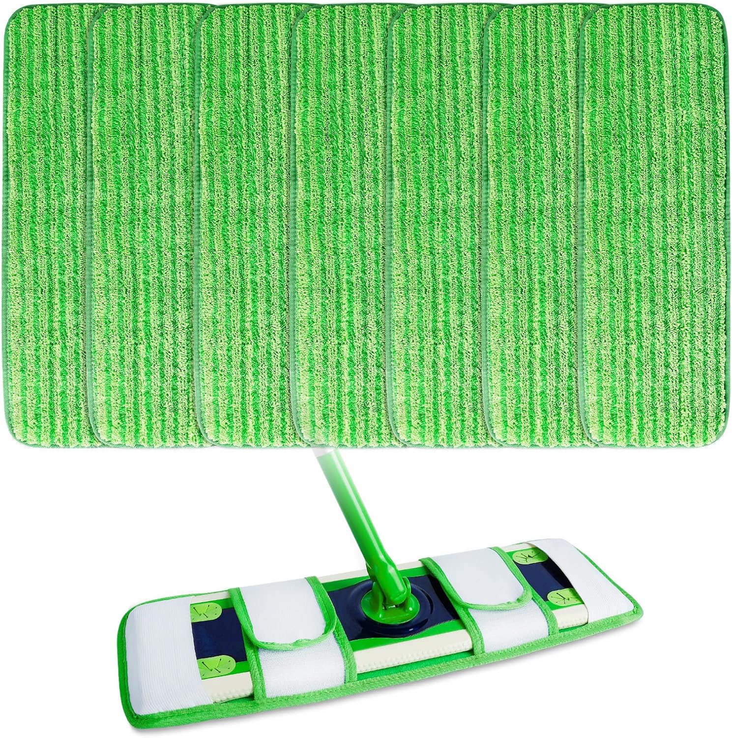 MyKEEPOW XL Wet Pads Refills 7 Pack Green
